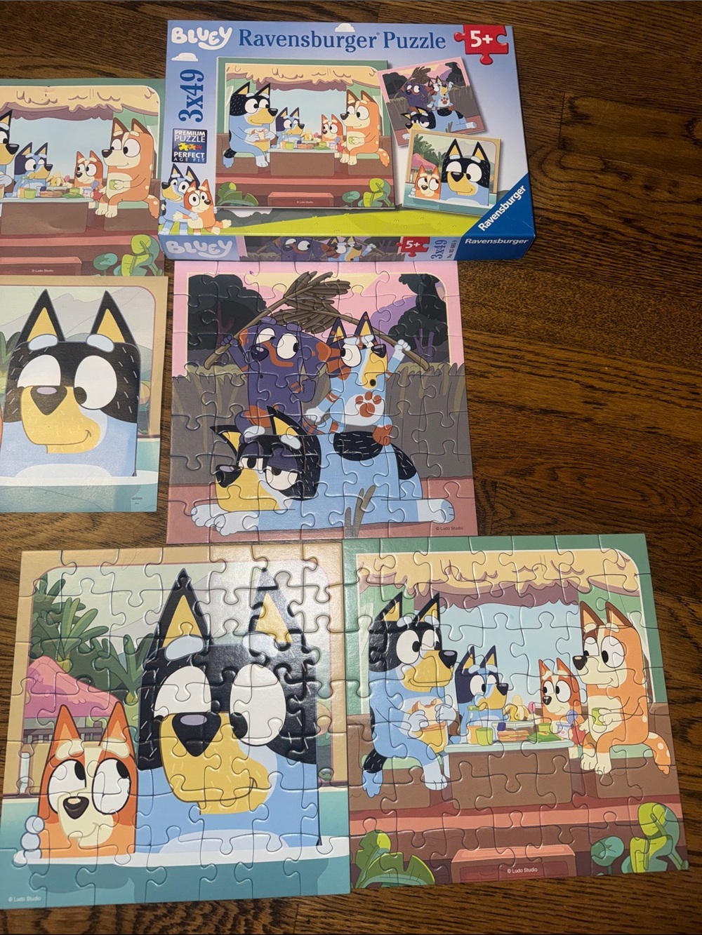 Ravensburger 3 Bluey Puzzle Set